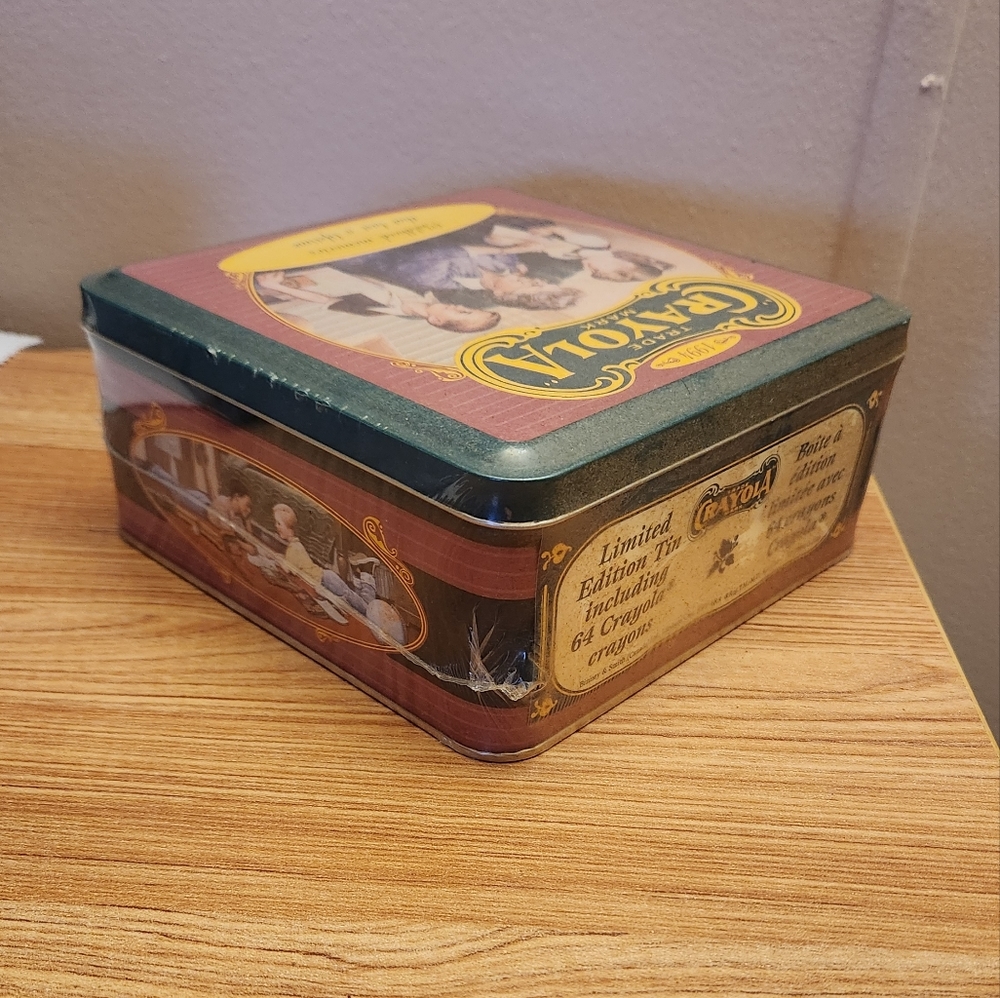 90's Vintage Sealed Crayola Tin